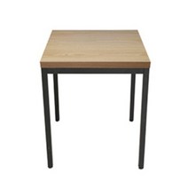 카페 식당 매장 업소용 13종 컬러우드 2인 사각 식탁 테이블(60cm) 튼튼한 요즘 앤틱, LPM 600 브라운 30각