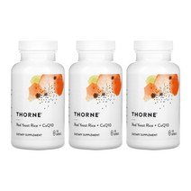 [3개] 쏜리서치 Choleast 120캡슐 홍국 누룩곰팡이 코엔자임Q10 COQ10 붉은쌀 효모