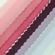 C290 물결 오간디 리본공예 리본 DIY 재료, 보라(purple)