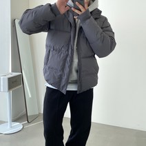 빠델 크리밍 커플 오버핏 숏패딩 점퍼