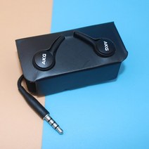 원래 삼성 AKG 이어폰 3.5MM 이어폰 EO-IG955 갤럭시 A52s A23 M33 A72 A30 A50 A70 유선 마이크 헤드셋, 02 Black No Box