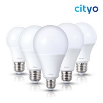 씨티오 LED 전구 램프 벌브 8W 10W 12W 15W 20W 주광색 전구색, 1개, 전구색(노란빛) 8W