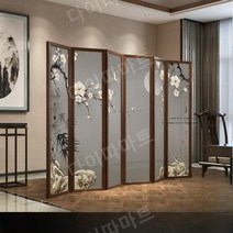 현대식 호텔 병풍 칸막이 고급진 병풍 파티션 인테리어 소품 거실 현대식 병풍, 심황 A-026