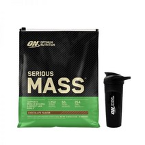 +쉐이커 시리어스매스 5.44kg 초코 게이너 벌크업 보충제 옵티멈뉴트리션 살찌는보충제