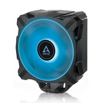 ARCTIC Freezer A35 RGB RGB가 있는 싱글 타워 CPU 쿨러 AMD 특정 압력 최적화 120mm P 팬 200 1700 RPM 히트 파이프 4개 MX 5 써멀 페, Freezer i35 RGB