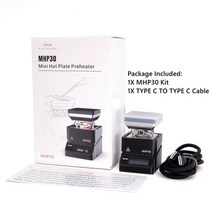 MHP30 미니 핫 플레이트 SMD 예열기 예열 재 작업 스테이션 PCB 보드 납땜 납땜 제거 가열 플레이트 LED 스트립 수리 도구, 협동사