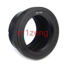 T2 t 마운트 텔레 렌즈 용 t2-LM 어댑터 링 Leica 호환 M L/M lm M9 M8 M7 M6 M5 m3 m2 M-P m240 카메라 TE, 한개옵션0