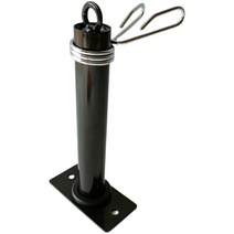 벽 부착 원판 로딩핀 겸용 걸이 올림픽 바벨 플레이트 홀더 거치대, 클립 링을 한 개