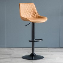 홈바의자 바스툴 식탁 의자 바체어 아일랜드 카페, 브라운블랙 높이60-80cm