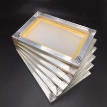 공구 20x30 스크린 인쇄 알루미늄 프레임 스트레치 43T/80T/100T/120T/140T/150T 실크 폴리 에스테르 메쉬 회로 기판 용, 165T 420M, 6 팩