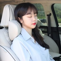 루젠 프리미엄 차량용 자동차 목쿠션 4세대 올뉴카니발, 미스티그레이 1p, 1개