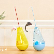 디지펫 고양이 물방울 오뚝이 장난감, 블루