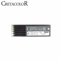 샤프콘테심 6B흑연 (6개입) 261 86 연필 전문가 크로키용 용세트