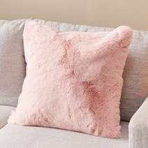 모던하우스 도톰하고 부드러운 에코퍼 쿠션 핑크