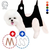 쁘띠시오 강아지미용거치대, 4. 블랙, 4. L