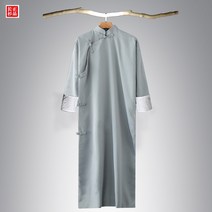 두루마기 남성한복 한복두루마기 공화국 스타일 남여 긴 여름 중국풍 신랑 들러리 대형 말 장윤레이 동풍 크로스 토크 코트