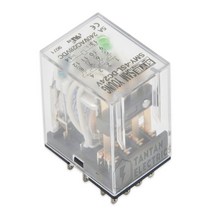 SMY4SL-DC24V 릴레이 14핀 AC250V 5A MY4 소켓 LED타입 4극 4a4b 스위치 삼영전기, 1Ea