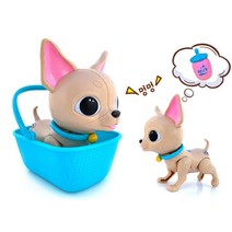 치와와 강아지 돌보기 역할 놀이 완구 여아장난감 키카 장난감 크리스마스 교육발달