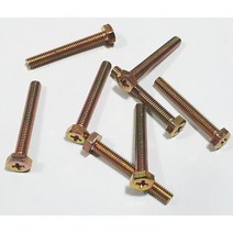 육각볼트+형 M4X20 1봉 500개 육각머리 십자볼트 피스