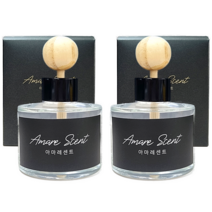 아마레센트 베이직 차량용 디퓨저 120ml x 2개, 클린코튼
