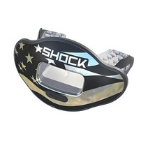 Shock Doctor Max Airflow 립 가드 팝 컬러 하이 비즈 옐로우 OSFA, Bk/Wfg