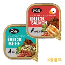 강아지 캔 오리고기함유 펫디저트 2종, 1개