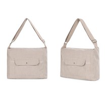 학습지교사 방문서비스 골덴 크로스백 bag 패브릭