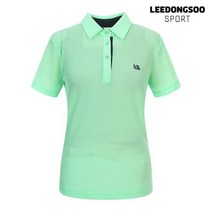 이동수 골프웨어 여름 여성 반팔 가슴로고 티셔츠 민트 F1B-TS3531-H