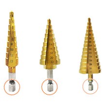 스텝드릴 3종 (직선형) 4~32mm 비트 기리 천공 목공