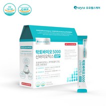 유유헬스케어 락토바이오 5000 신바이오틱스 혼합생유산균 모유유산균 프로바이오틱스 아연 판토텐산 5gX60포, 5gx60포 3개