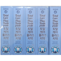 노브랜드 토탈케어 플러스 치약 150g X 5개 치약, 1세트