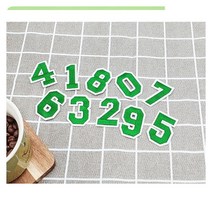 의류 가방 리폼 덧대기 헤짐수선 숫자 패치 세트 노랑 파랑 코랄 초록 빨강 보라 핑크레드 연분홍 분홍 골드 검정 색상선택 다용도활용