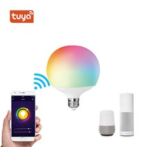 스마트전구 Tuya 와이파이 스마트 전구 조명 G120 18W 스포트라이트 Refect RGBCW 밝기 조절 램프 구글 홈 알렉사 원격 제어 생활, [01] 18W, [01] 그렇습니다