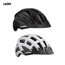 [LAZER] COMPACT 아시안 핏 / 레이저 컴팩트 DLX 자전거 헬멧 / 자전거 전동킥보드 전기자전거 초경량 핼멧 / 학생용 성인용 여성용, 화이트