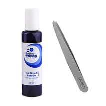 베럴왁싱 성장지연 스프레이 + 래쉬몬스터 슬랜트 트위져, 30ml, 1세트