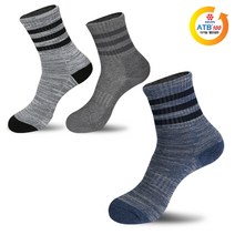 싹스몰 ATB100 발목링글 중목 등산 스포츠 양말 남성용, 랜덤