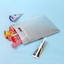 현모양처 무료배송지퍼 손잡이 은박 보냉봉투 15p 캠핑 식품 보온 보냉팩, 상세페이지 참조