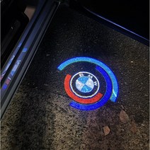 굿즈인홈 4K도어라이트 BMW 무변색 유리 렌즈 도어램프 2피스1세트