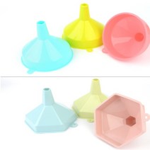 주방 깔대기 여과기 신수대 깔때기 육각 원형 조리 담금주 소분 폐유 거름망 갈대기 기름통 과실주 오일 음료 페트병 국물 잼, 디자인