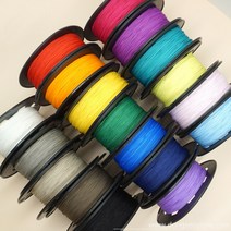 나일론 매듭실 0.7mm 매듭팔찌만들기재료 열마감가능, 1롤(180~200야드), 07.퍼플, 1개