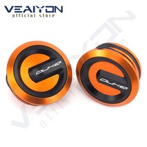 오토바이 프레임 구멍 커버 캡 s 플러그 장식 KTM 1290 슈퍼 듀크 R/RR/GT 어드벤처 2015 -, 20 1 pair Black Orange