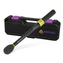 ANPUDS 토크 렌치 프리셋형 삽입각 9.5 mm(38 인치) 5-60 N·m 자전거오토바이차 수리 렌치 고정밀도±3% 수납 케이스 첨부 교정 증명서