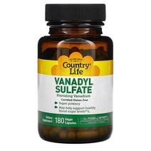 컨트리라이프 바나듐 바나딜 Vanadyl Sulfate 180정, 1개