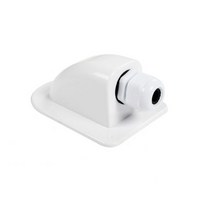 캐러밴 태양열 자동차 정션 박스 캠핑카 액세서리 지붕 와이어 엔트리 태양 케이블 모터홈 RV 액세서리, [2] 폴란드, [4] Single Hole White