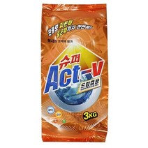 기타 슈퍼 액트브이 드럼세탁기 겸용 세제 3kg 세탁 빨래 드럼세탁기세제 세탁기세제 세탁세제 -TJ, 상세페이지 참조