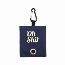 애완 동물 애완 동물 용품 캔버스 쓰레기 봉투 똥 가방 디스펜서 휴대용 개 똥 쓰레기 봉투 홀더 야외 강아지 고양이 픽업 주최자, 짙은 남색