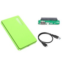 PC USB 3.0 용 휴대용 HDD 2.5 인치 SATA 외장형 박스 솔리드 스테이트 드라이브, 04 green, 04 green