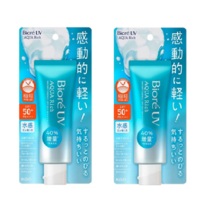 비오레 선크림 아쿠아리치 UV 70ml 2개 2023년리뉴얼제품 최신제품, 70g