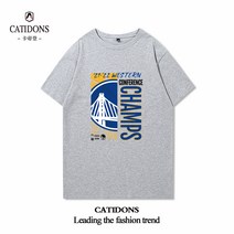 농구반팔티 웨스턴 통합 우승을 차지했다 플레이오프 골든스테이트 워리어스 티셔츠 남자 쿠리 농구공 트레이닝 4865268093