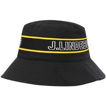 제이린드버그 남성 골프 BUCKET HAT DENVER STRIPE 골프 버킷 햇 블랙, 상세설명참조, 1